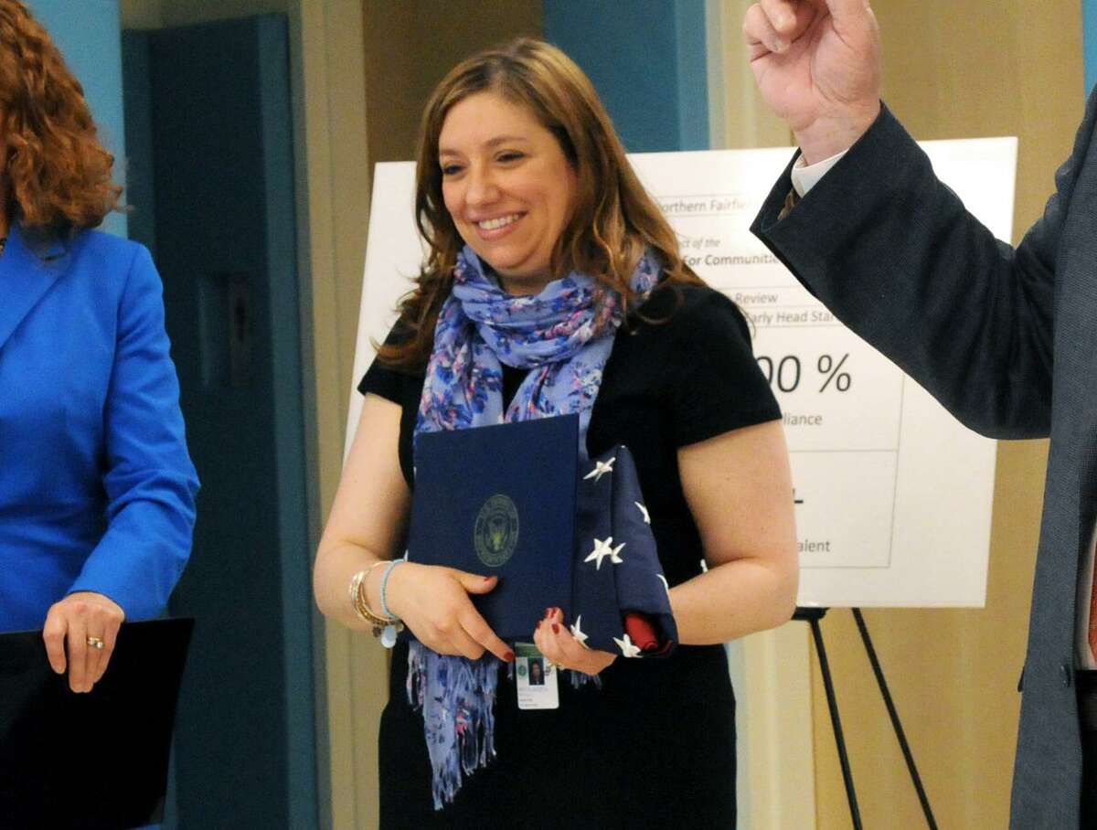 Monica Bevilacqua in May 2014, after Head Start of Northern Fairfield County aced its federal review.