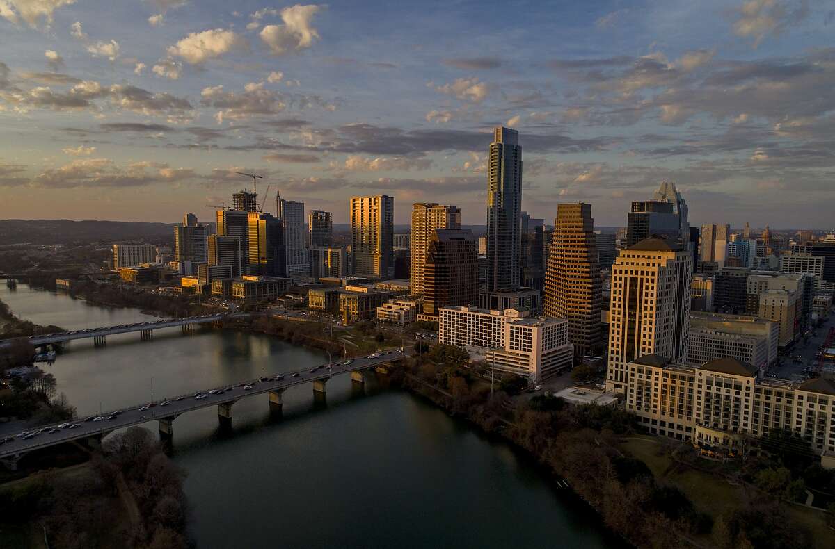 Austin, Texas, seen in 2018. Texas' population growth of 15.9% was more than twice California's 6.1% in the last decade, according to Census data.