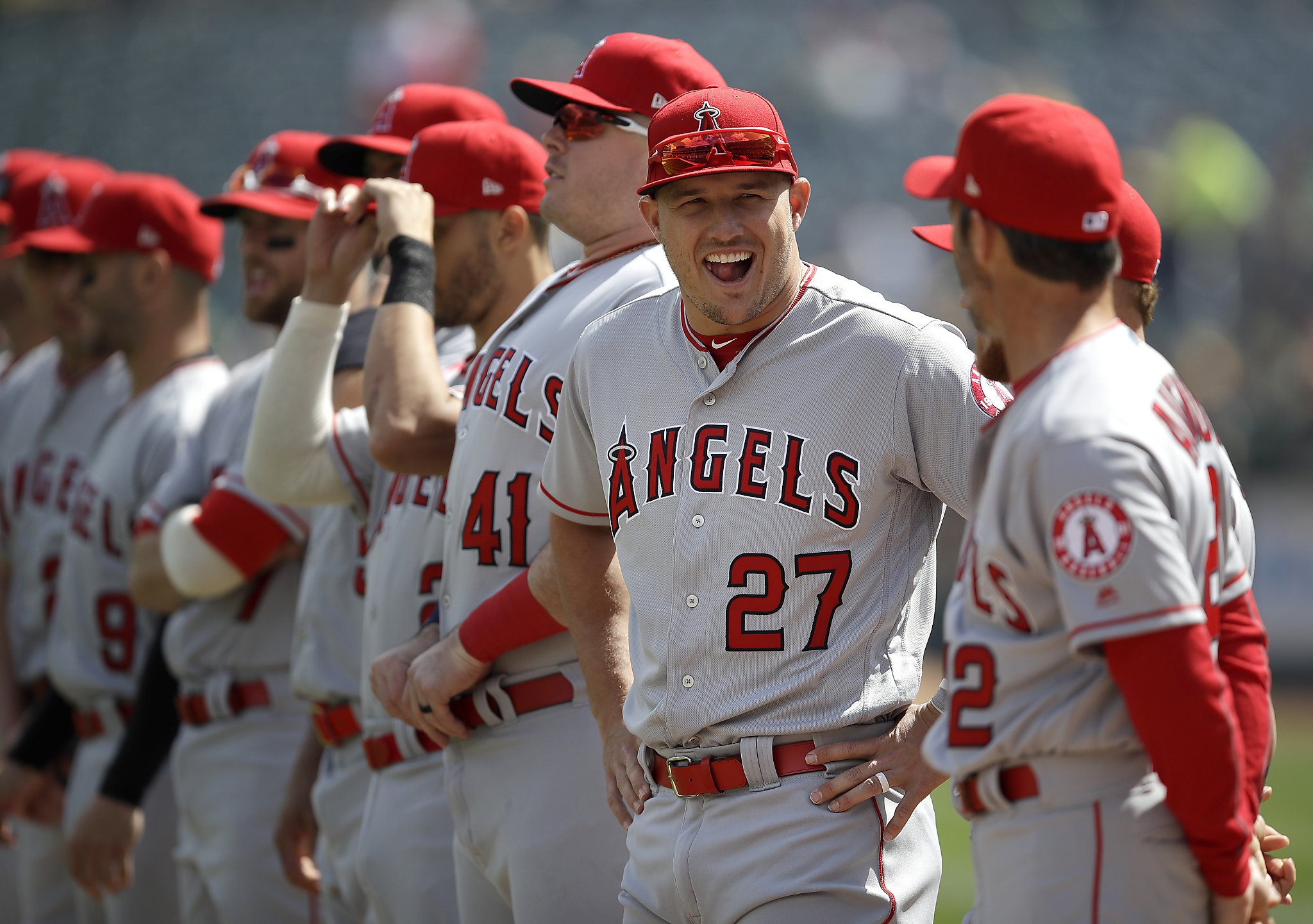 A’s on Mike Trout extension “He should go to the NL East” (wink, wink)