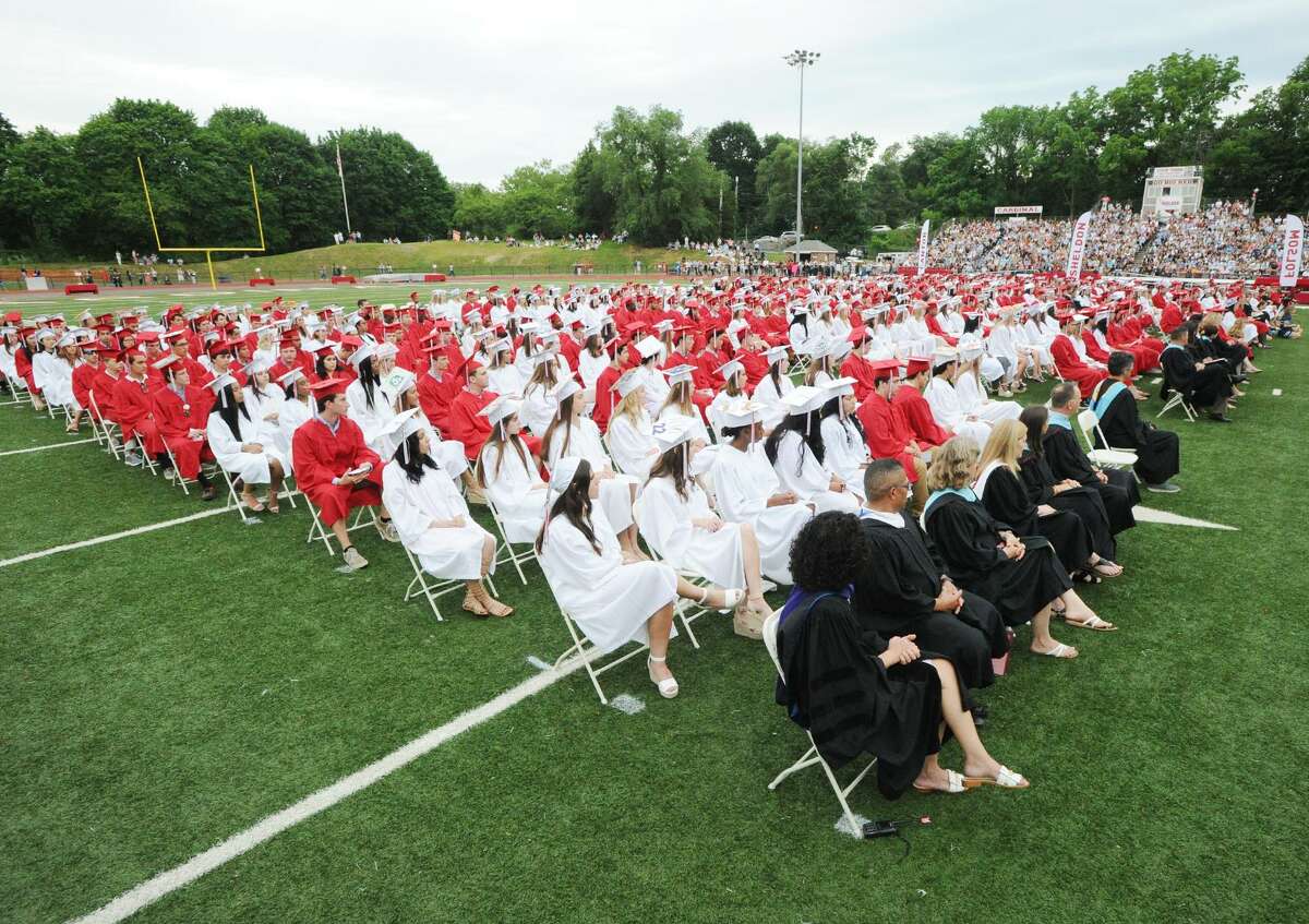 The 149th Greenwich High School Commencement at the school in Greenwich, Conn., Wednesday, June 20, 2018.