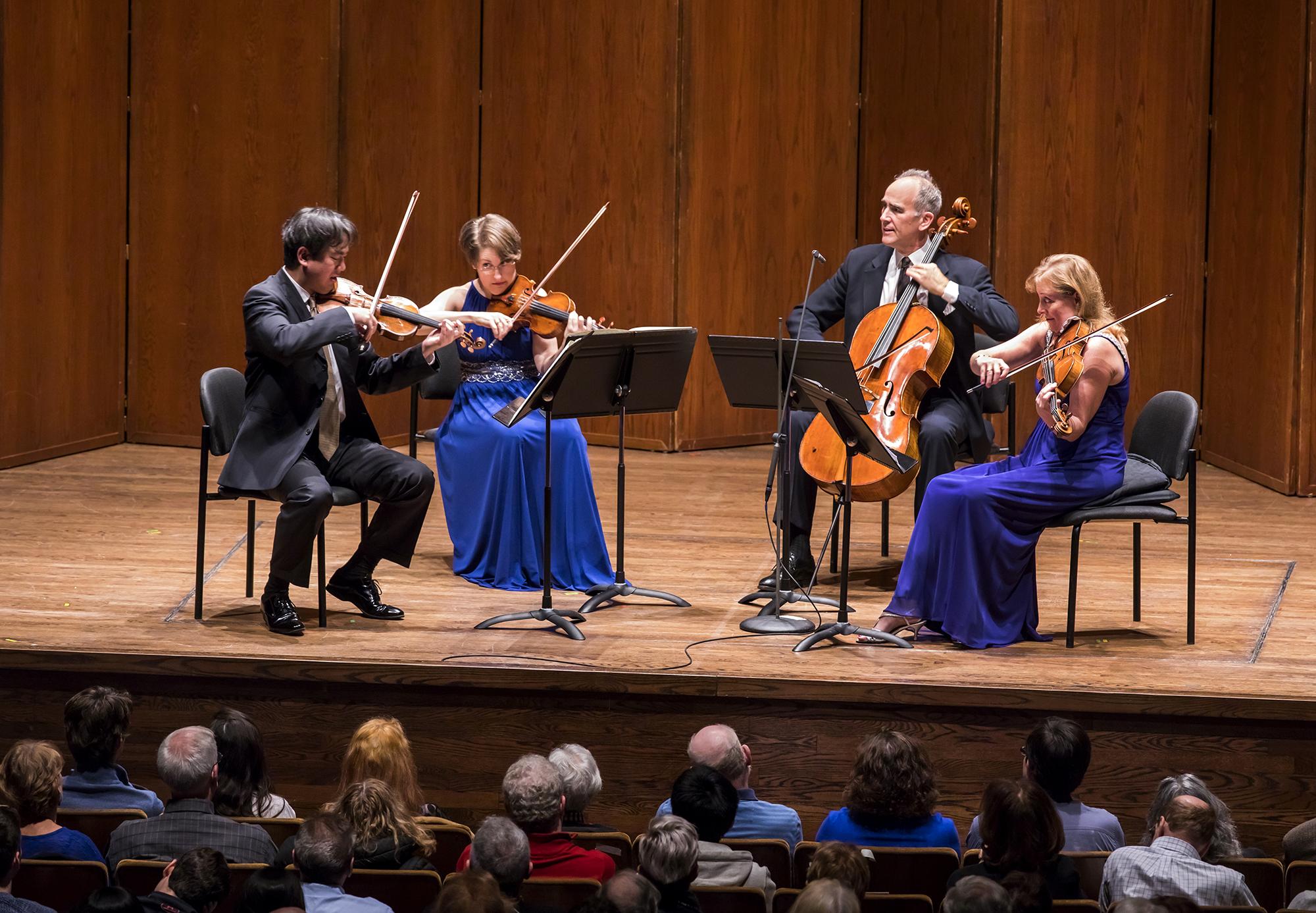 New York Philharmonic String Quartet performs at Fairfield University