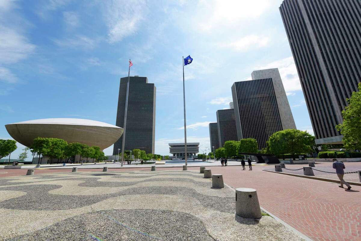 A view of the Empire State Plaza on Sunday, May 21, 2017, in Albany, N.Y. (Paul Buckowski / Times Union)