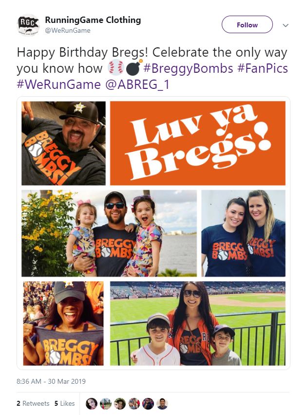 Social media sends birthday well-wishes to Astros' Alex Bregman