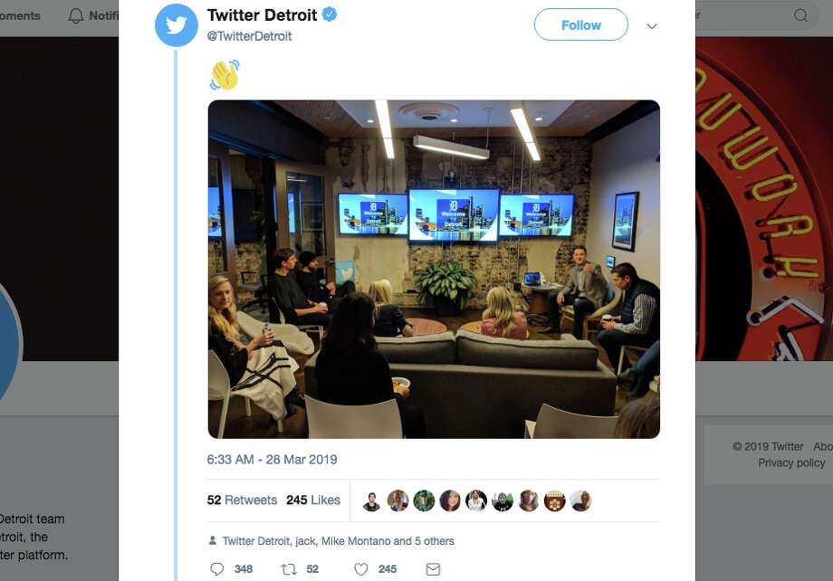 This tweet was sent from Detroit's Twitter account on March 28th. The Detroit Indians, people of color technology and other people have outraged. Photo: Screen capture via Twitter