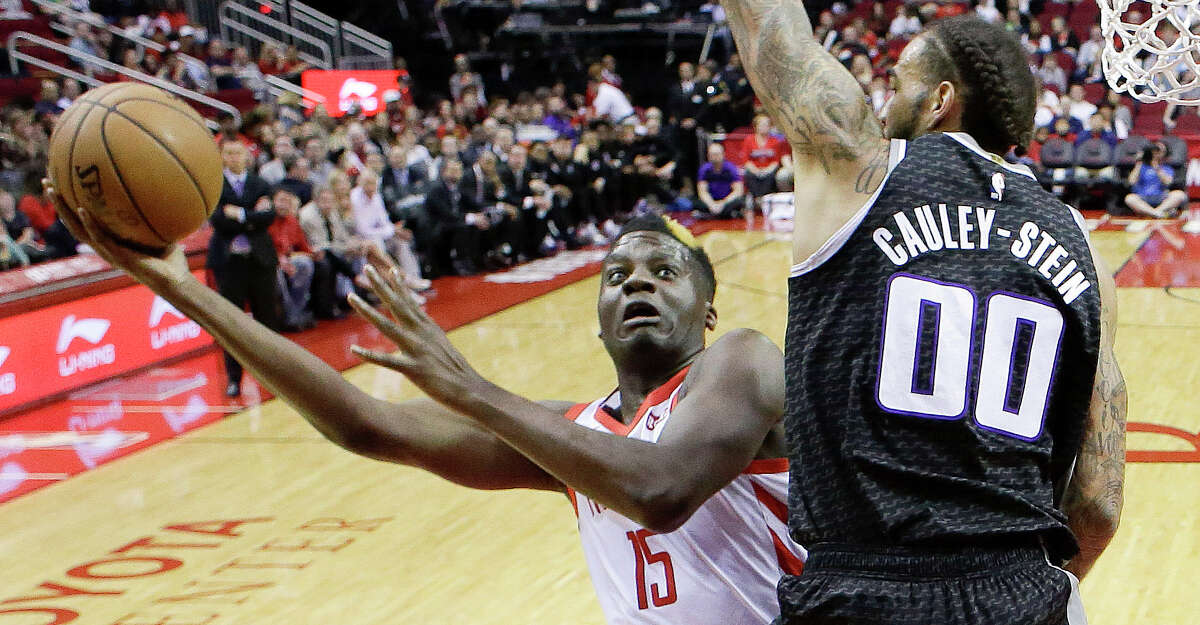 PHOTOS: 2018-19 Rockets game-by-game  Houston Rockets center Clint Capela, left, shoots as Sacramento Kings center Willie Cauley-Stein defends during the first half of an NBA basketball game, Saturday, March 30, 2019, in Houston. (AP Photo/Eric Christian Smith) >>>See how the Rockets have fared in each game during the regular season ... 