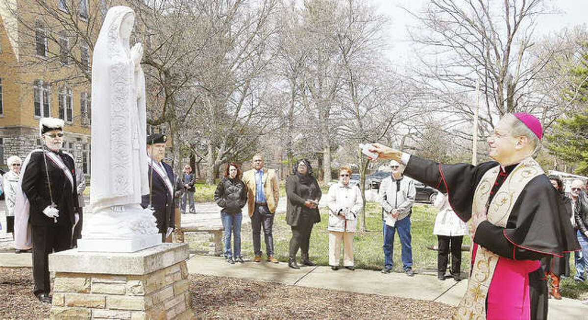 ‘She’s our protector’ Paprocki dedicates new Our Lady Fatima at