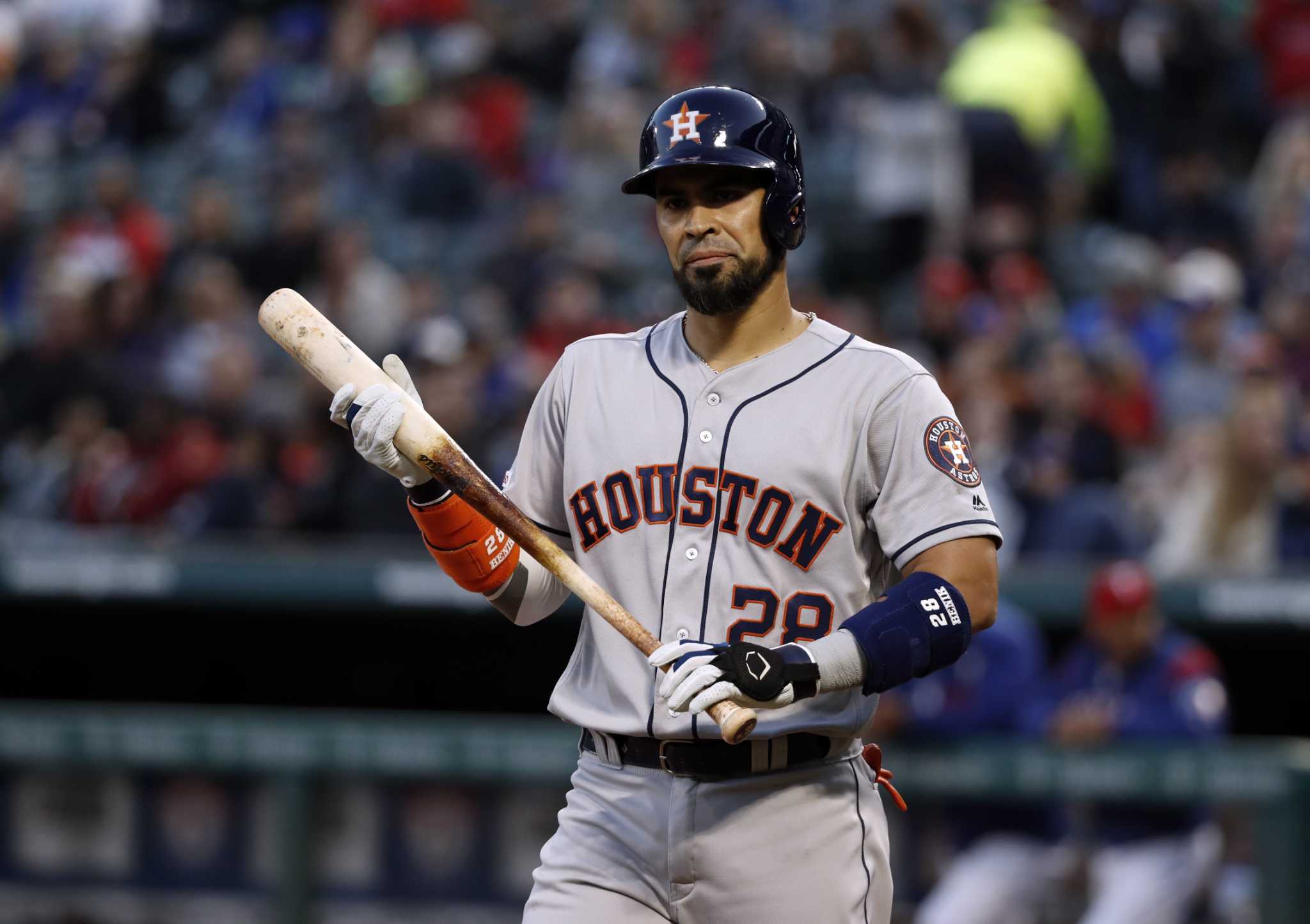 First Game As Arlington Visitor A Good One For Astros Robinson Chirinos Houstonchronicle Com