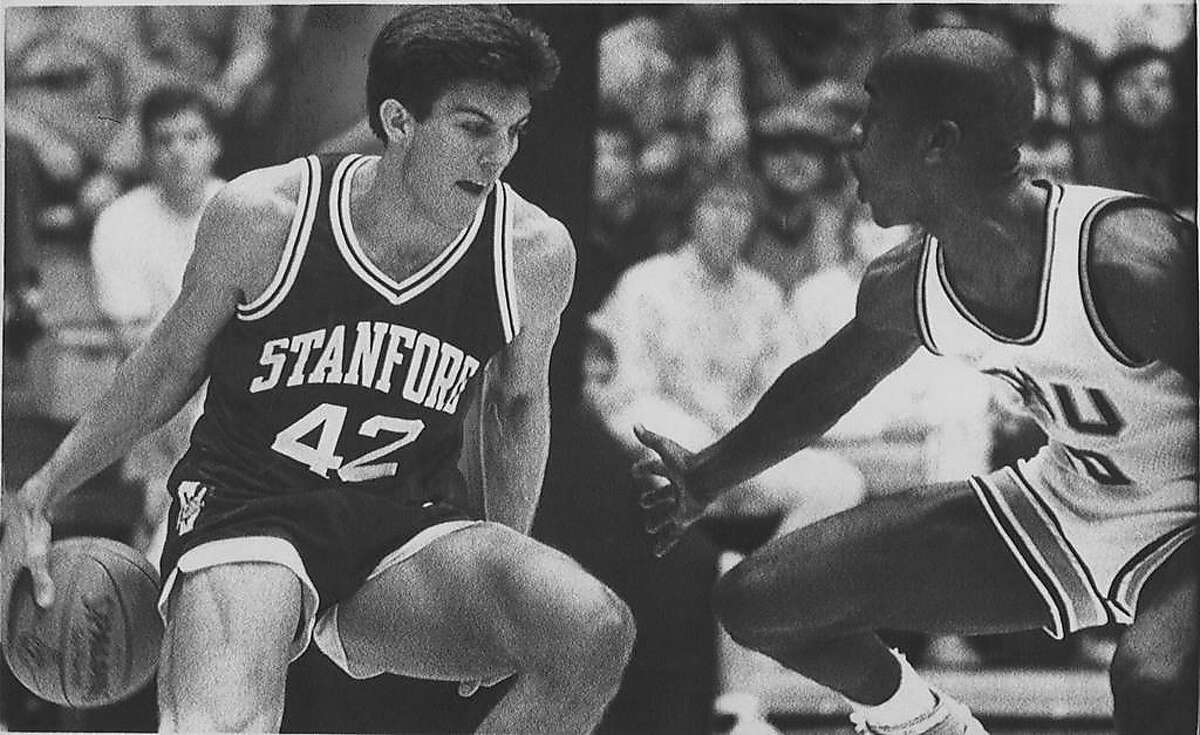 Todd Lichti (left) and Gary Payton in Stanford at Oregon State game, Jan. 28 1988, Corvallis Ran on: 11-28-2007 Bob Murphy (right), a fixture at Stanford football games, does the Saturday pregame show with partner Dave Flemming.