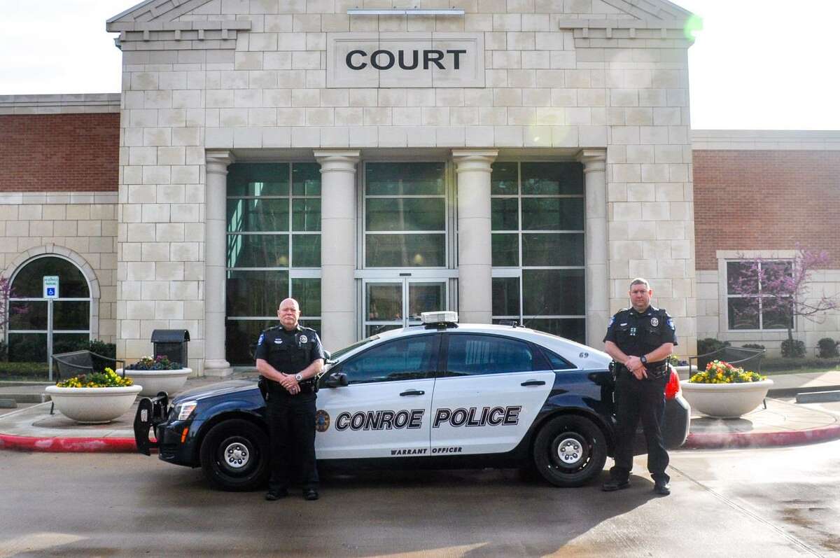 Conroe Municipal Court Warrant officers Jackie Everitt and Raymond McCreary with the assistance of the Conroe Police Department, coordinated a warrant roundup last year.