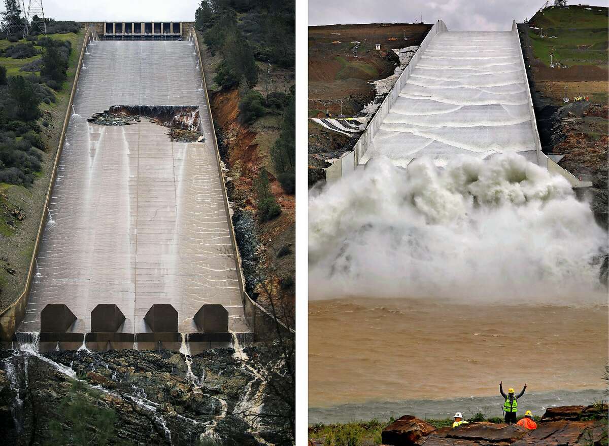 Oroville Dam spillway passes first major test since repairs