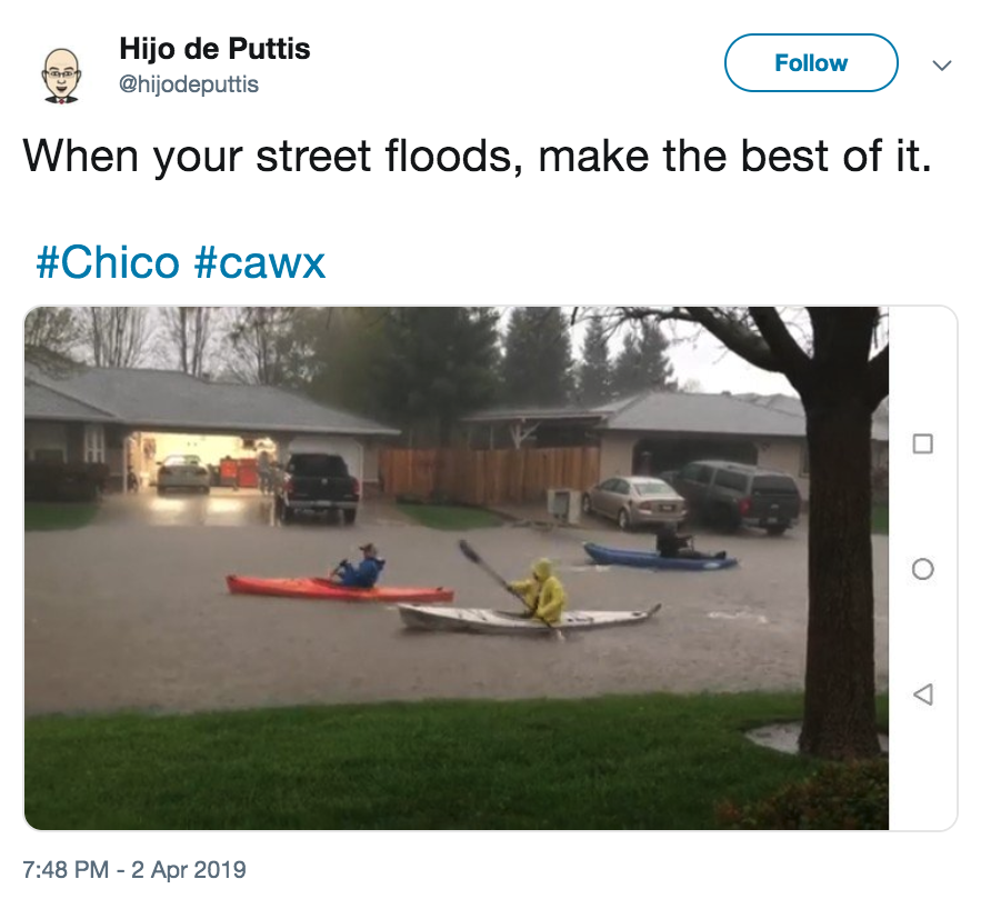 Supercell Soaks Chico With Torrential Rains Triggers Flooding