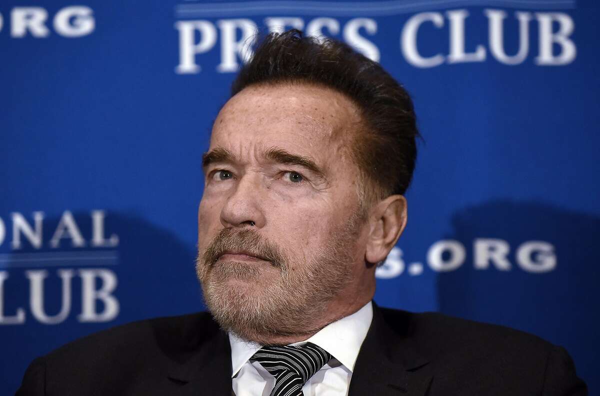 Former California Governor Arnold Schwarzenegger at the National Press Club on March 26, 2019 in Washington, D.C. (Olivier Douliery/Abaca Press/TS)
