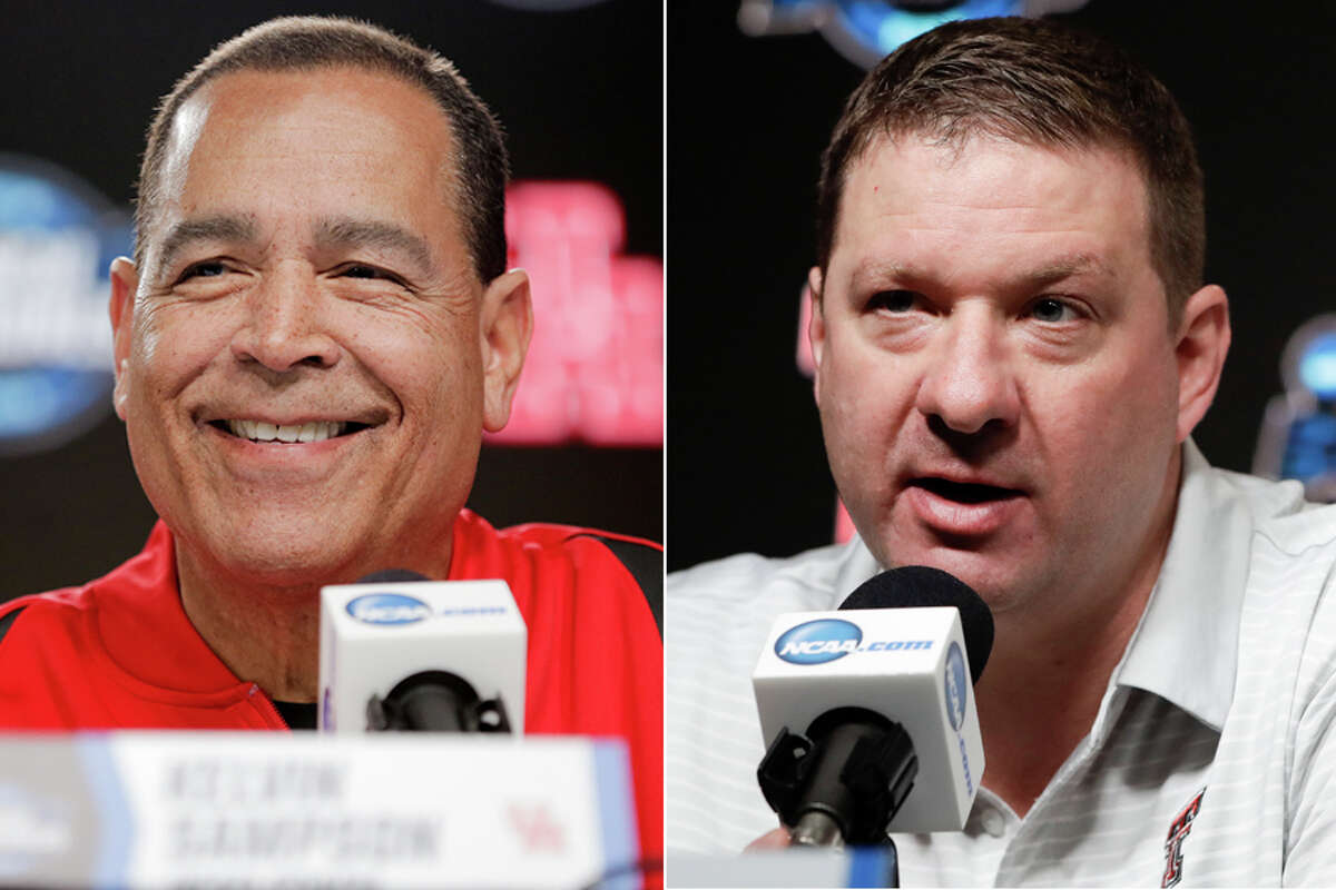 Kelvin Sampson, left, and Chris Beard have overseen strong seasons at Houston and Texas Tech, respectively, the past two years.