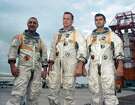 The deaths of astronauts Gus Grissom (from left), Ed White and Roger Chaffee shook NASA and challenged the agency to question its management system.