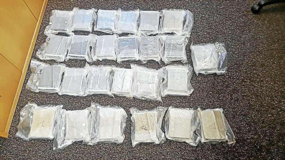 An Old Saybrook police officer was sickened after being exposed to fentanyl while investigating a report of a suspicious person on Tuesday, May 21, 2019. Photo: By Register Staff / Photo Courtesy Of Derby Police