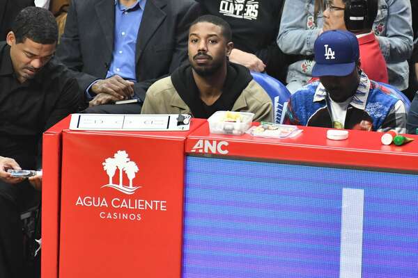 Celebrities Spotted At The Rockets Clippers Game