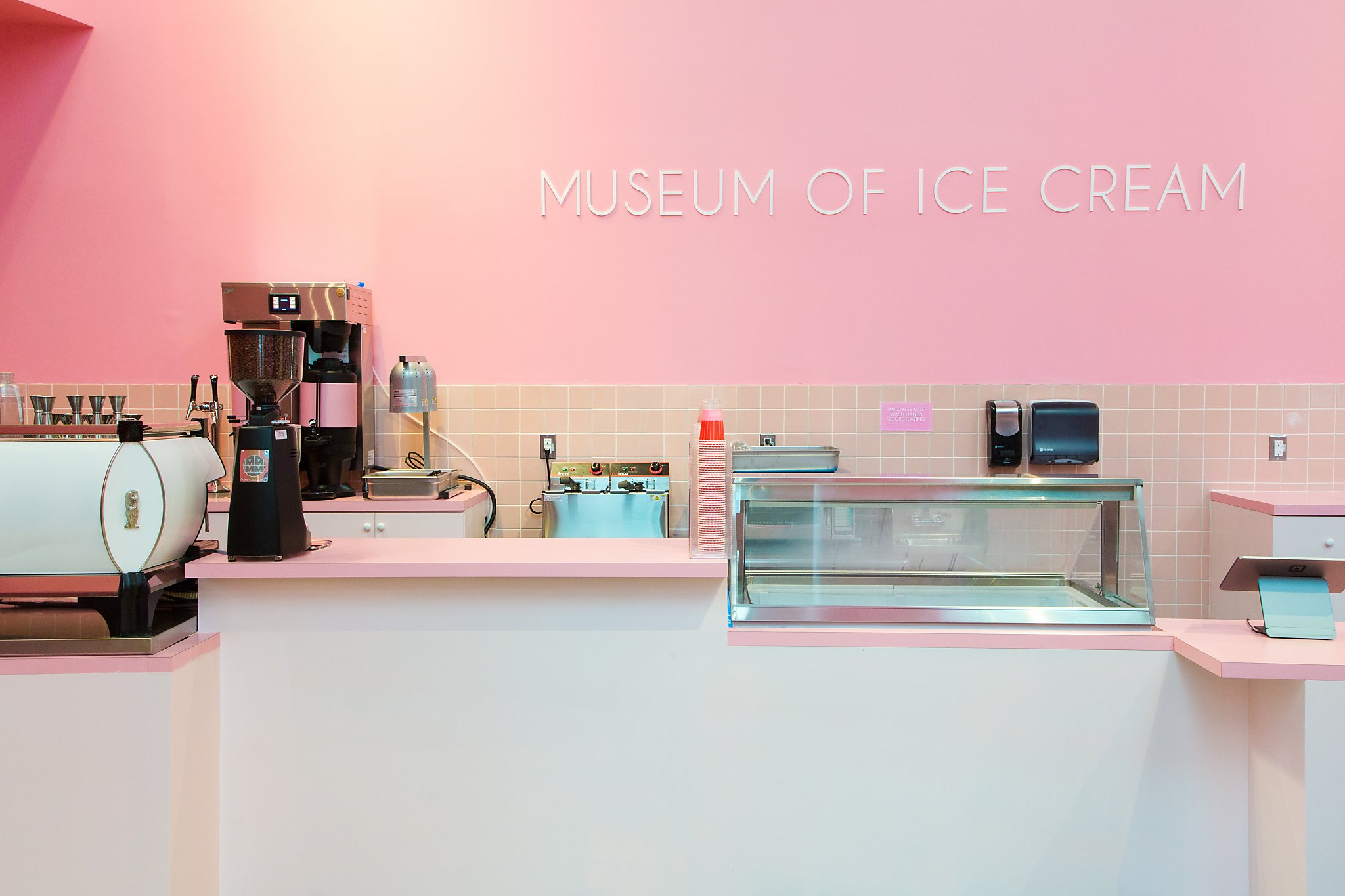 Museum of Ice Cream opens its first scoop shop with adults-only bar on