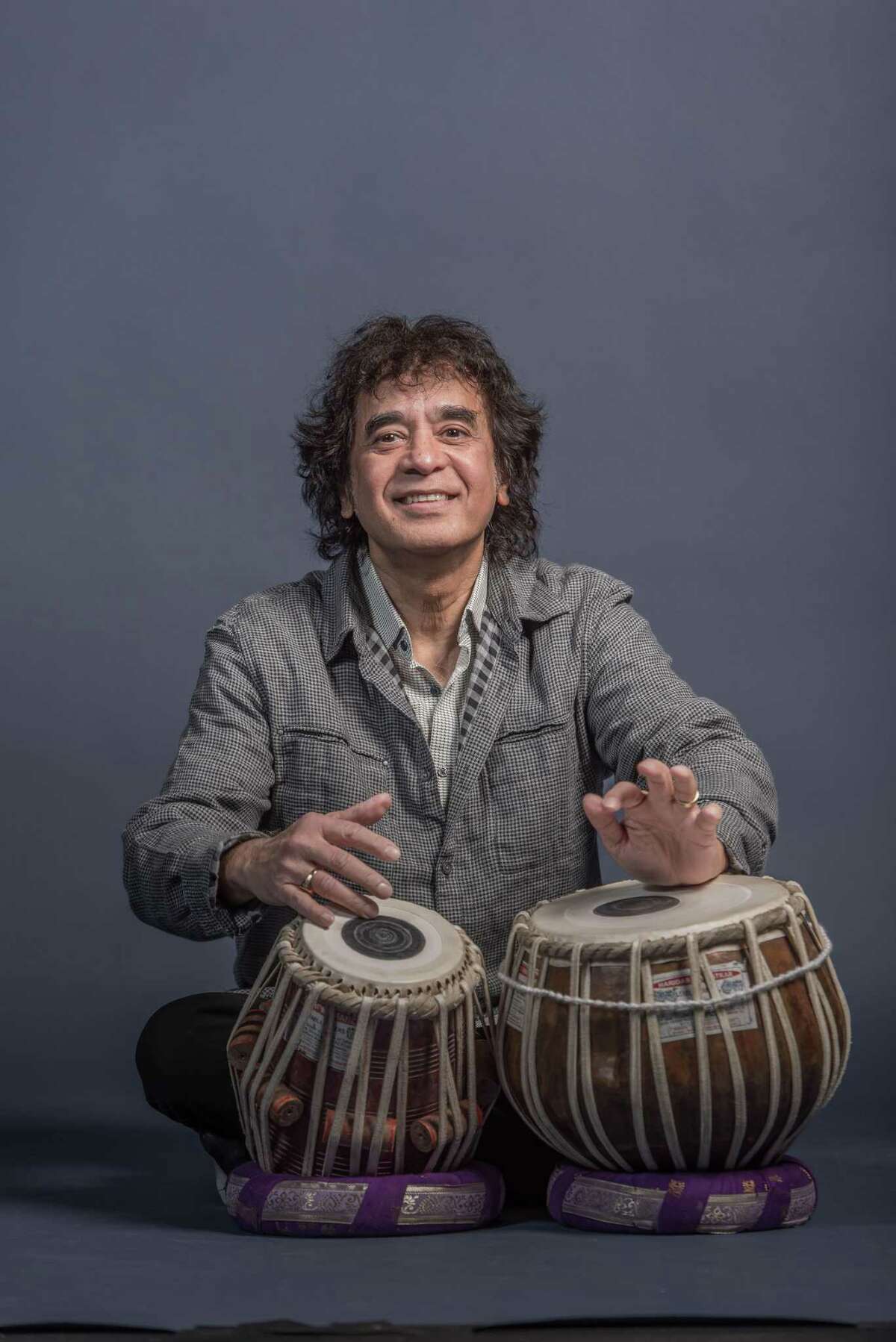 The Indo-American Association brings Zakir Hussain and his "Masters of Percussion" show to the Wortham Theater Center on April 10.