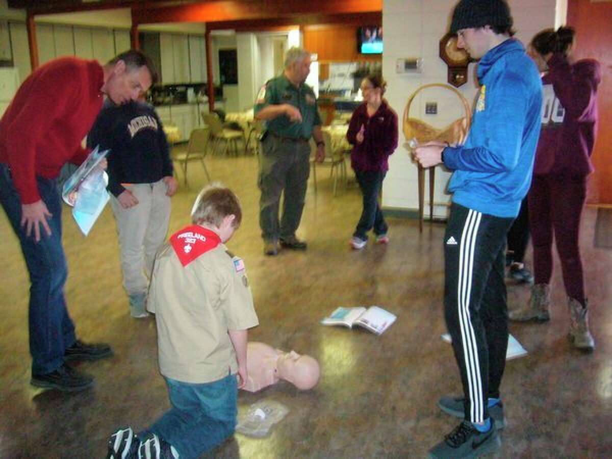 Learning CPR in Midland, just in case