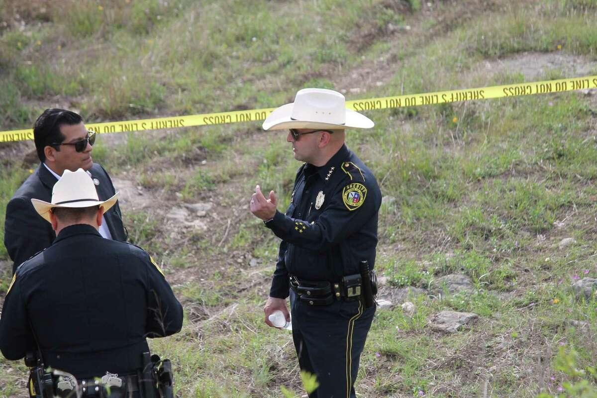 Bexar County sheriff deputies have been scouring the scene near the 13000 of Highway 211 after charred remains were found there.