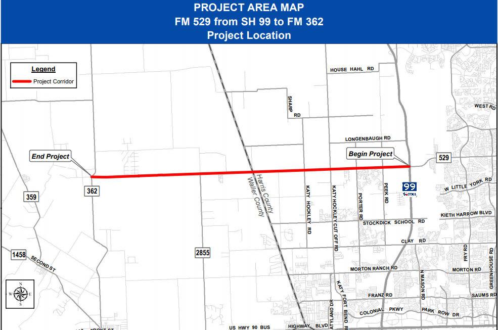 TxDOT seeks comments on proposed FM 529 widening