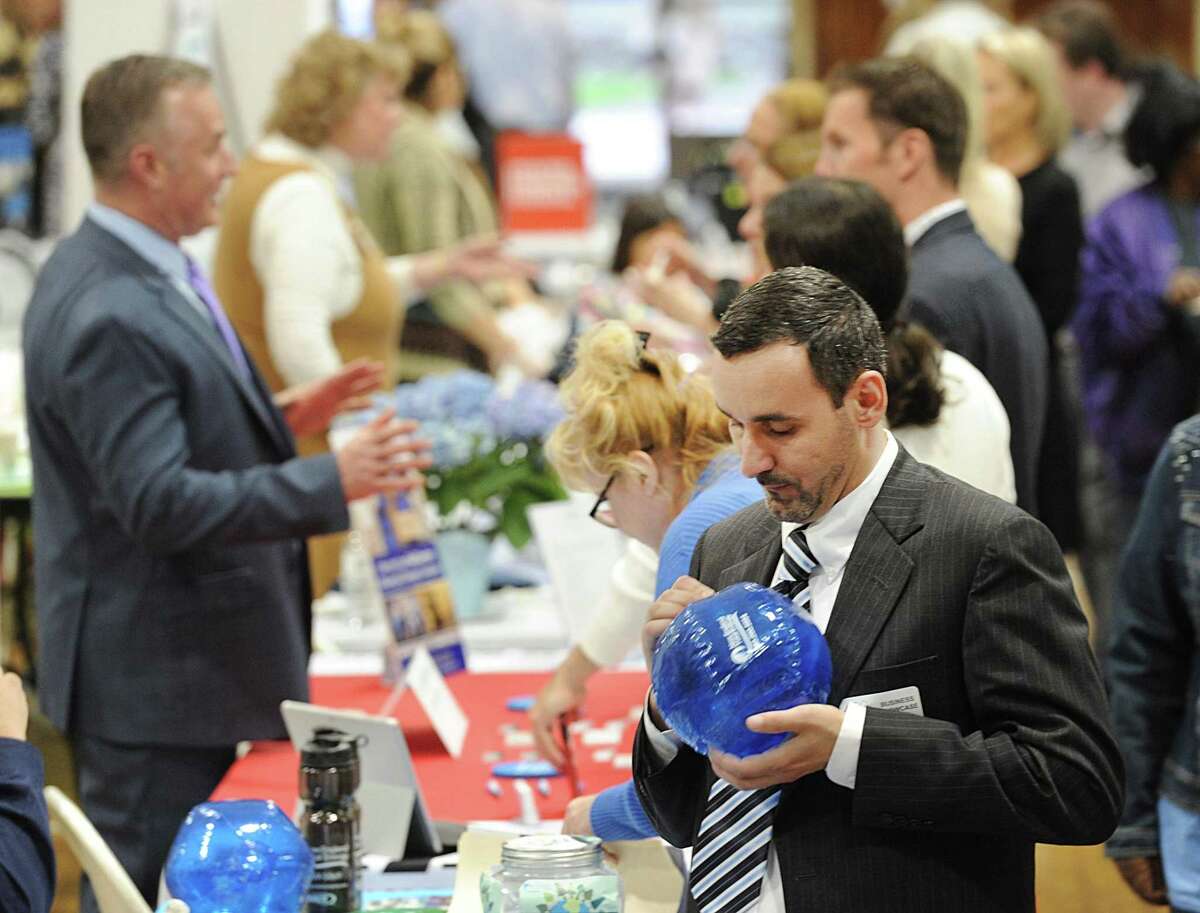 The Greenwich Chamber of Commerce holds its annual Business Showcase expo on Thursday, April 25, with more than 75 local restaurants and businesses exhibiting and sponsors including OsteoStrong and the Greenwich Time and Hearst Connecticut Media.