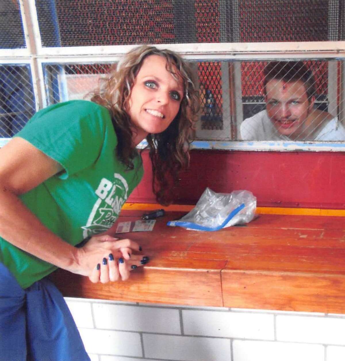 Keri Womack poses with her son Sawyer Letcher, who killed himself while locked up in a Texas prison.