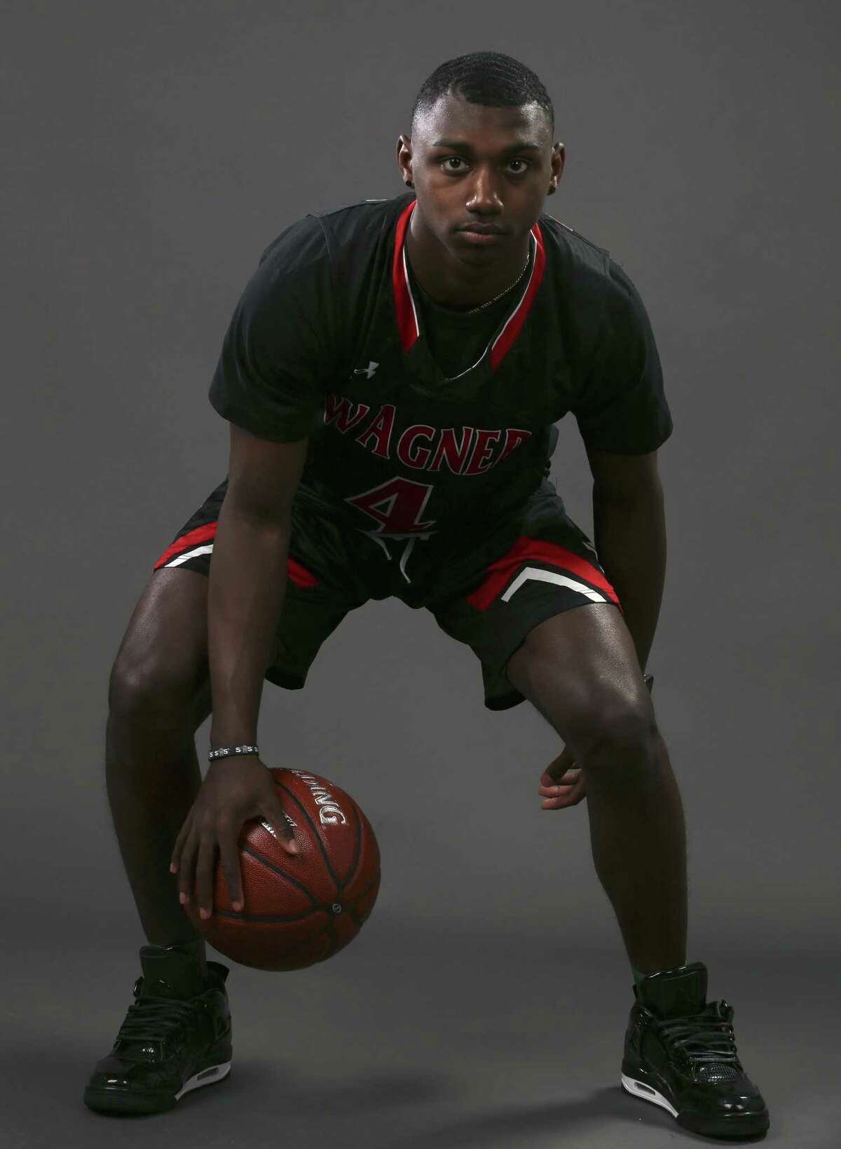 Jalen Jackson, a senior at Wagner High School, is part of the 2019 All-Area Boy's team, Sunday, March 24, 2019.