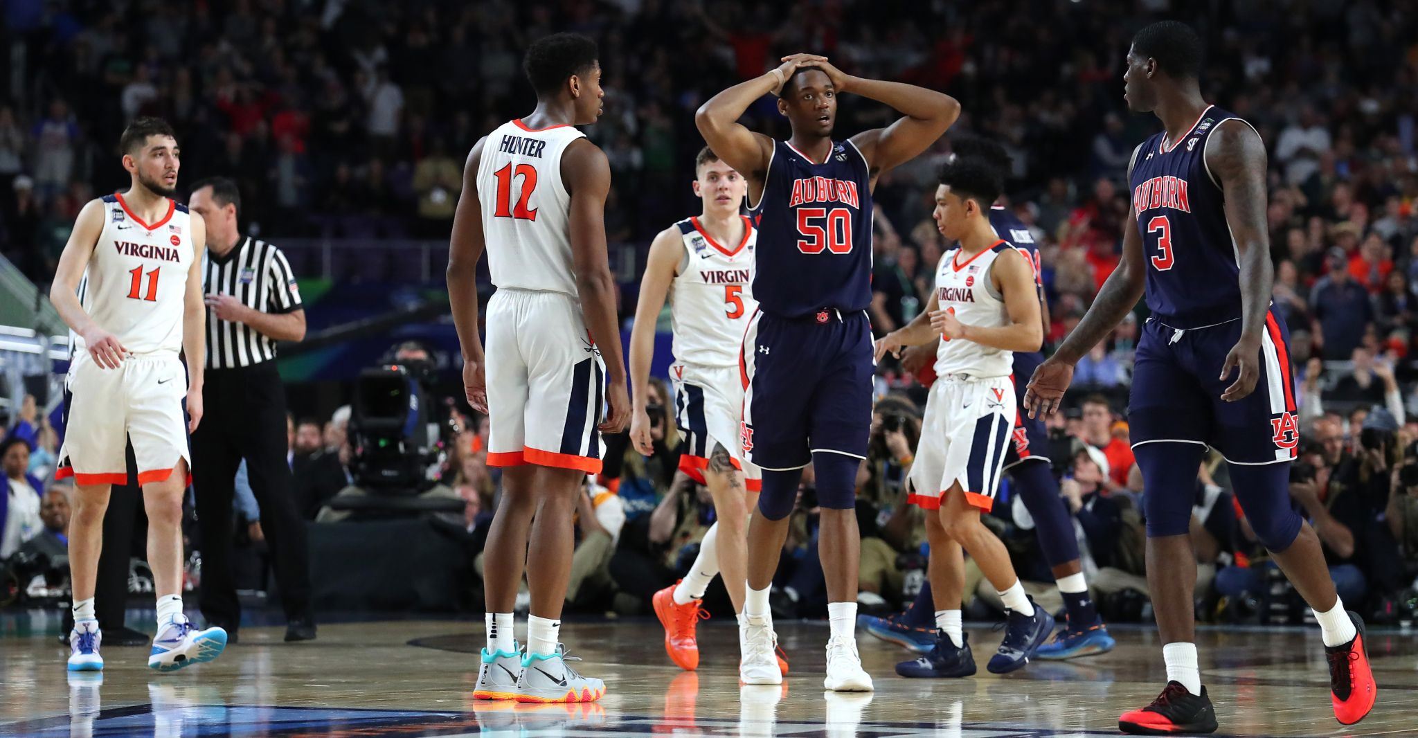 Virginia Stuns Auburn In Controversial Final Four Game Houston