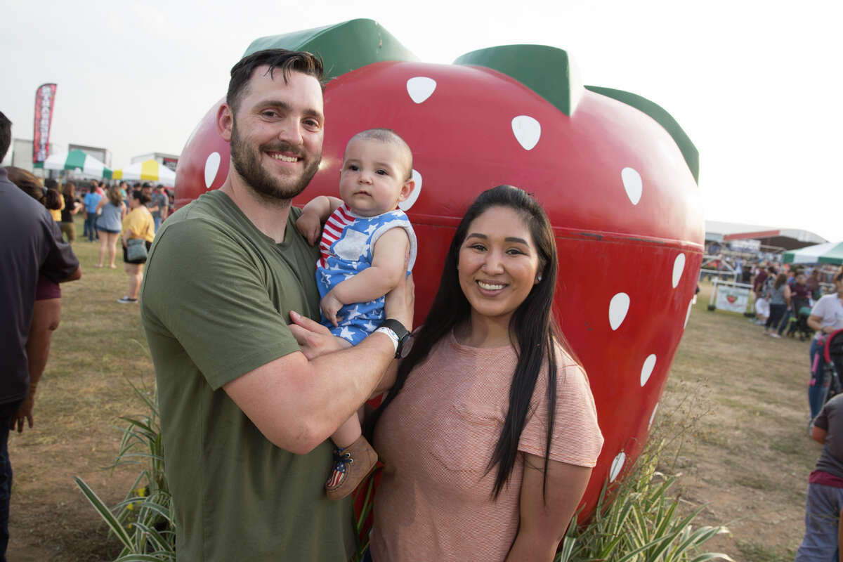 Strawberry lovers drove to the Artesian Belt to celebrate the fruit at the Poteet Strawberry Festival on Saturday, April 6, 2019.