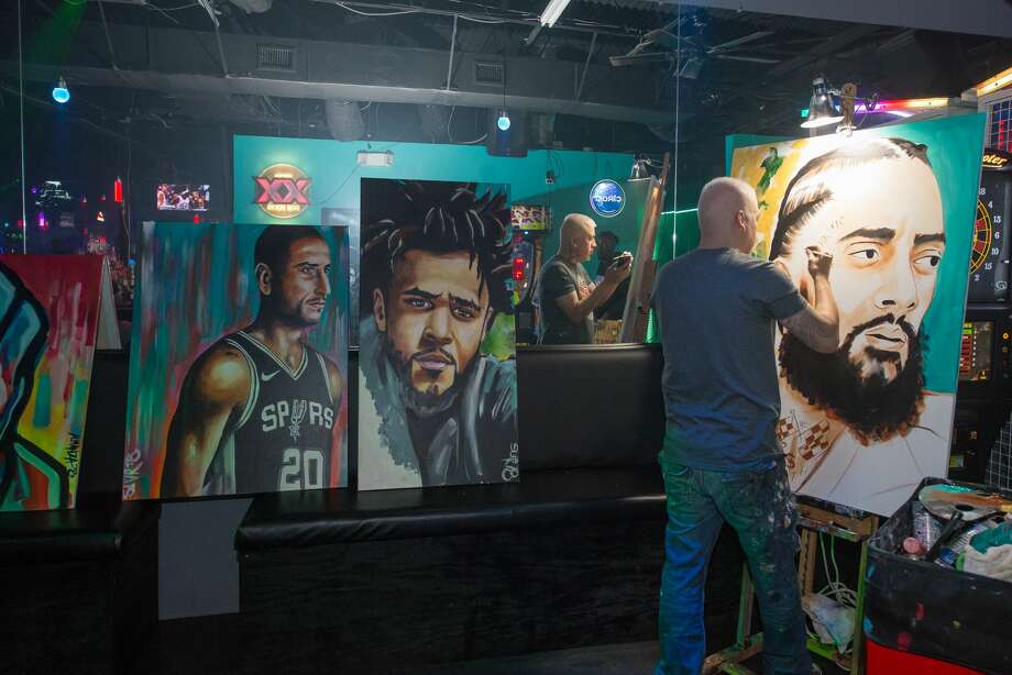 Bikini contest enlivened an ordinary Sunday night at San Antonio's