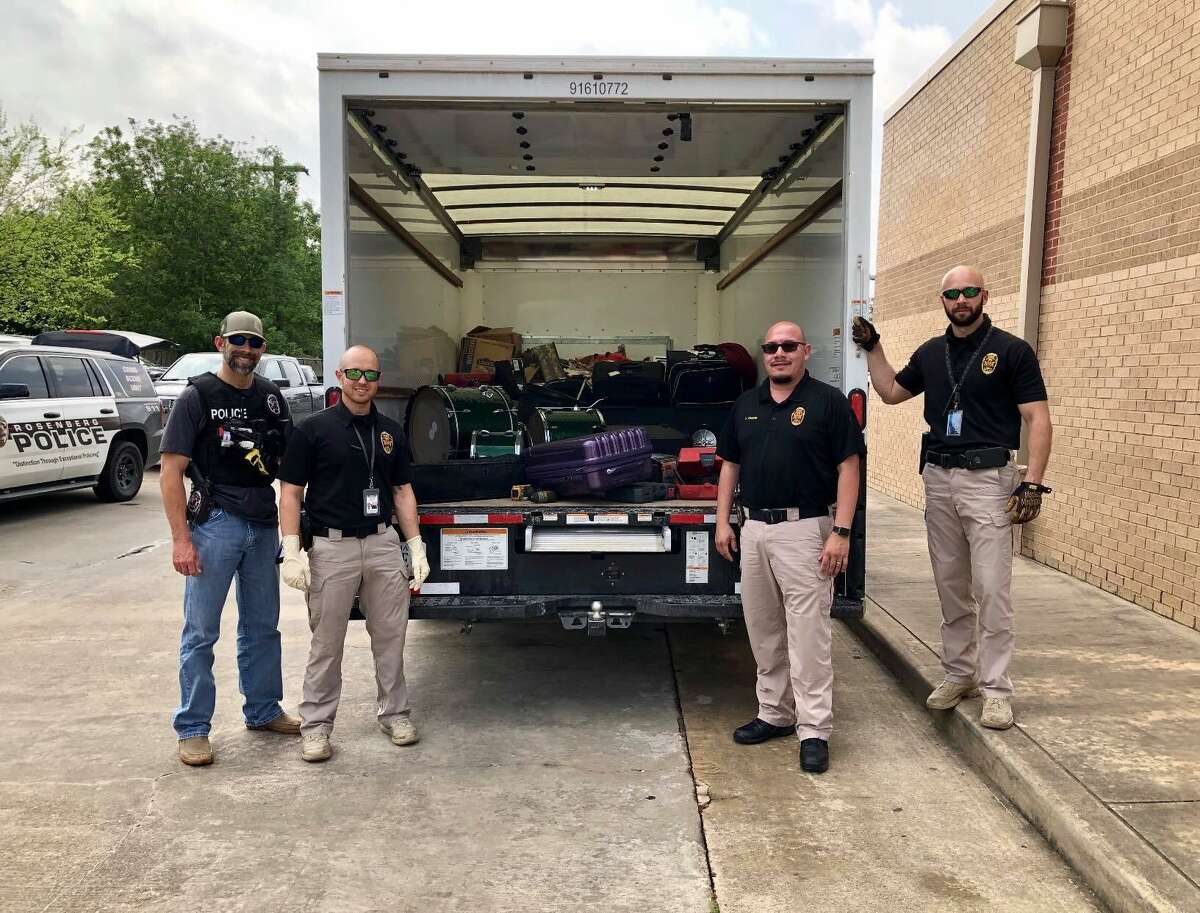 Rosenberg police capture alleged burglar with truckload of stolen property