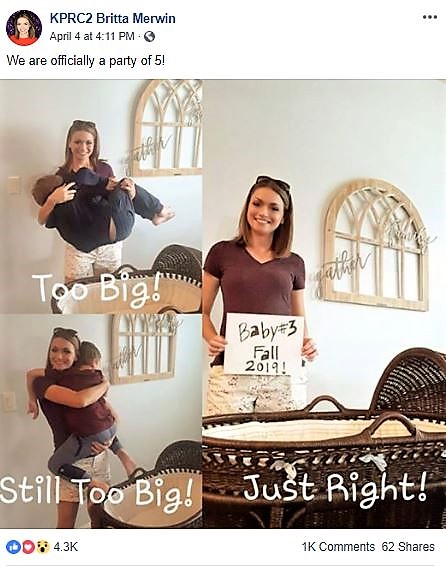 KPRC's Britta Merwin, KPRC's Lauren Freeman, KHOU's Lisa Vaughn all pregnant