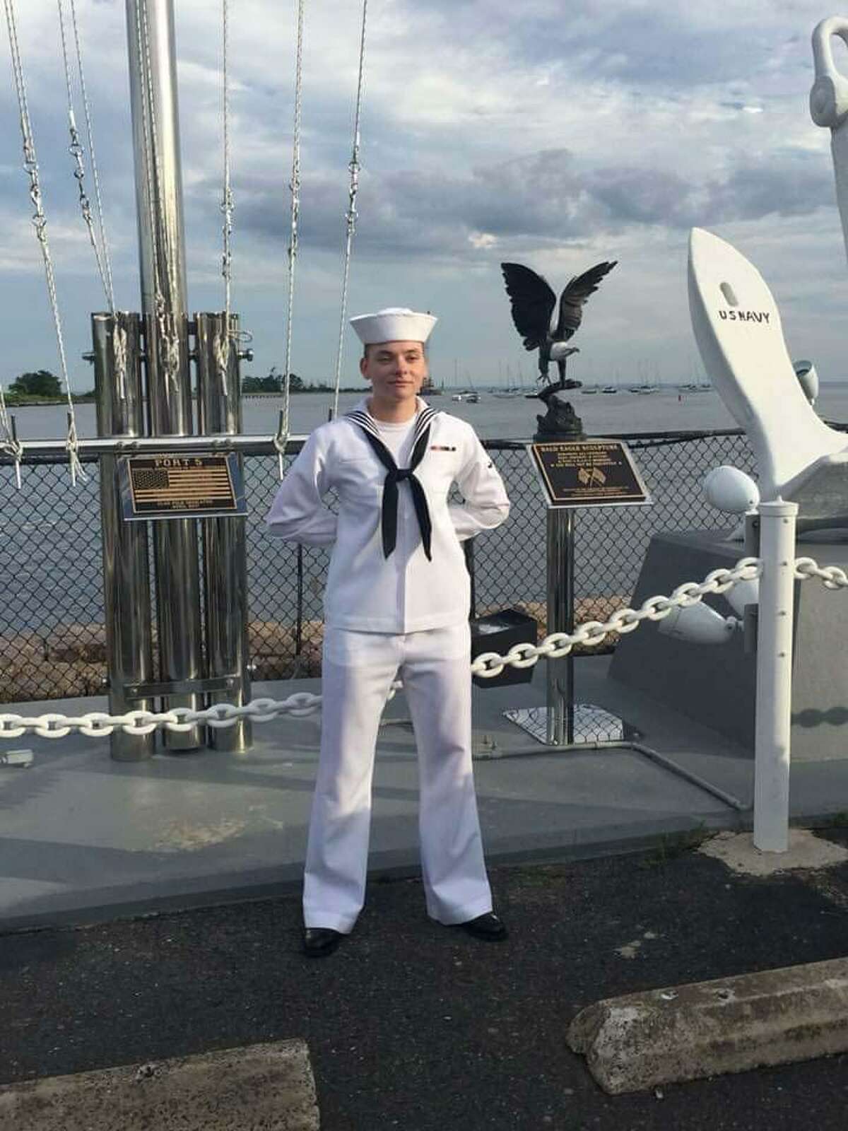 A photo of Jillian Cowell, the daughter of a former Seymour fire lieutenant who was shot three times on her naval base in Virginia on April 5, 2019. The photo was provided on a Facebook fundraiser for her.
