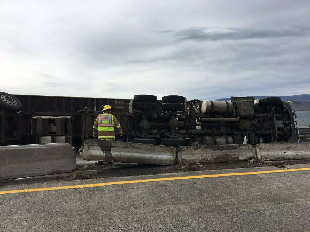 A semitractor-trailer rollover in Eastern Washington caused a four-lane closure of Interstate 90 on April 10. Cleanup lasted for several hours, causing eastbound lanes to be closed for several hours.