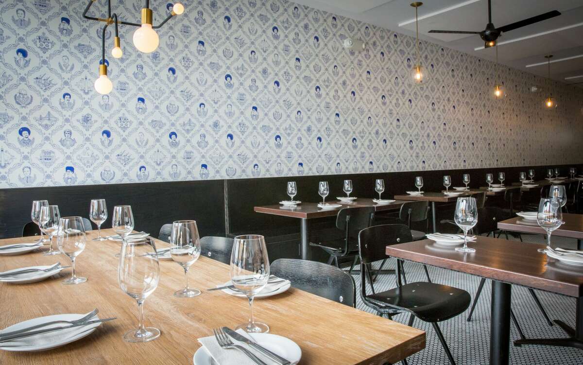 The restaurant Fiorella is known for its food ... and its Instagram-famous wallpaper. Called "Bay Area Toile" the wallpaper has attracted the attention of diners and was even noted on a list of Bon Appetit's coolest restaurant trends for 2016.