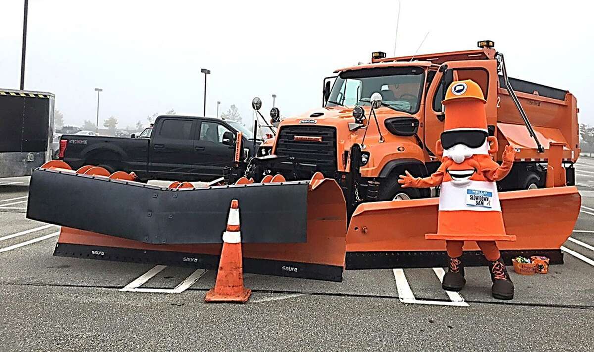 Giant, orange traffic cone shares heartbreaking story
