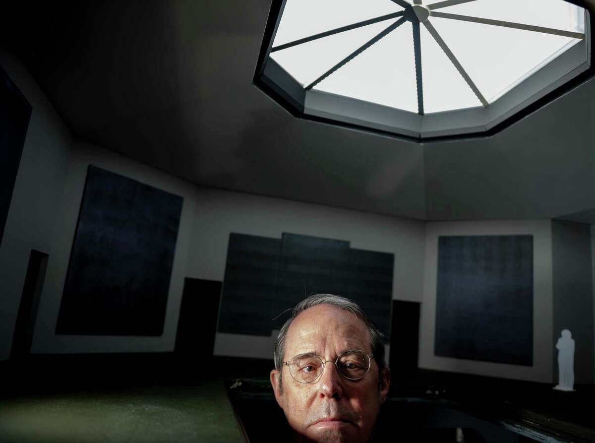 WASHINGTON DC - MARCH 27: George Sexton is solving the 50-year old conundrum of the Rothko Chapel's skylight from the rooftop of a parking garage in Washington, D.C., on March 27, 2019 in Washington, DC (Photo by Mary F. Calvert)