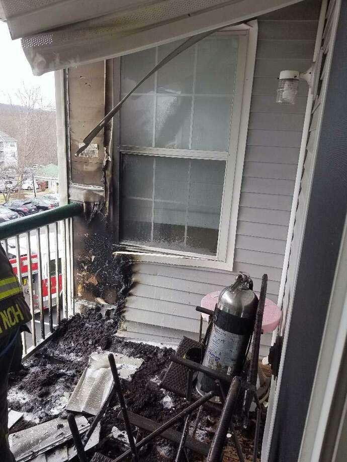 Hamden balcony fire sparked by cigarette New Haven Register