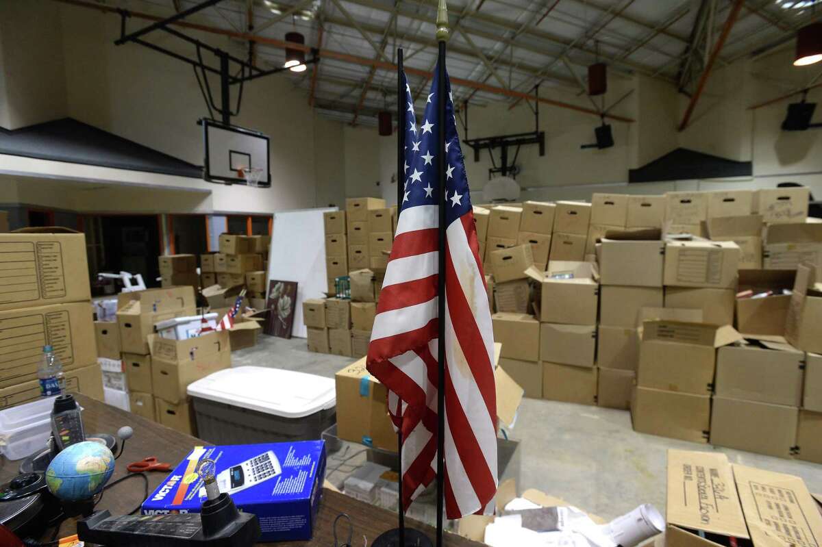 Vidor MIddle School remains closed after being gutted following flood damage from Tropical Storm Harvey nearly two years ago. Principal Kerri Pierce says the district still is awaiting word from FEMA about funds to either repair or rebuild the school. Photo taken Wednesday, March 27, 2019 Kim Brent/The Enterprise