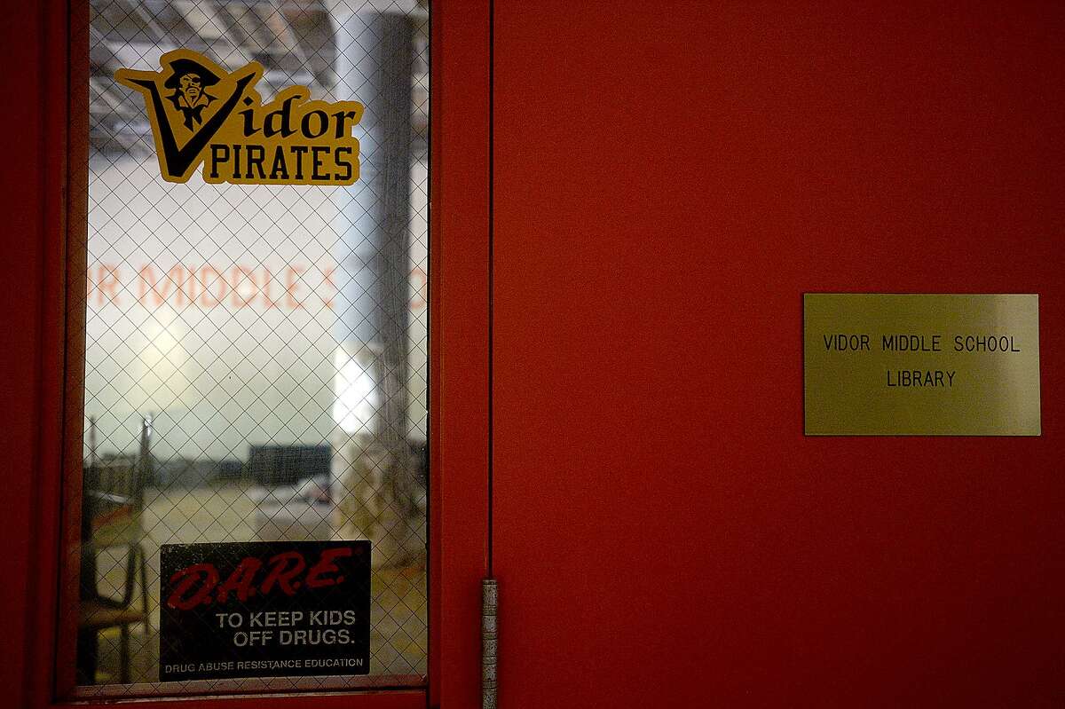 Vidor MIddle School remains closed after being gutted following flood damage from Tropical Storm Harvey nearly two years ago. Principal Kerri Pierce says the district still is awaiting word from FEMA about funds to either repair or rebuild the school. Photo taken Wednesday, March 27, 2019 Kim Brent/The Enterprise