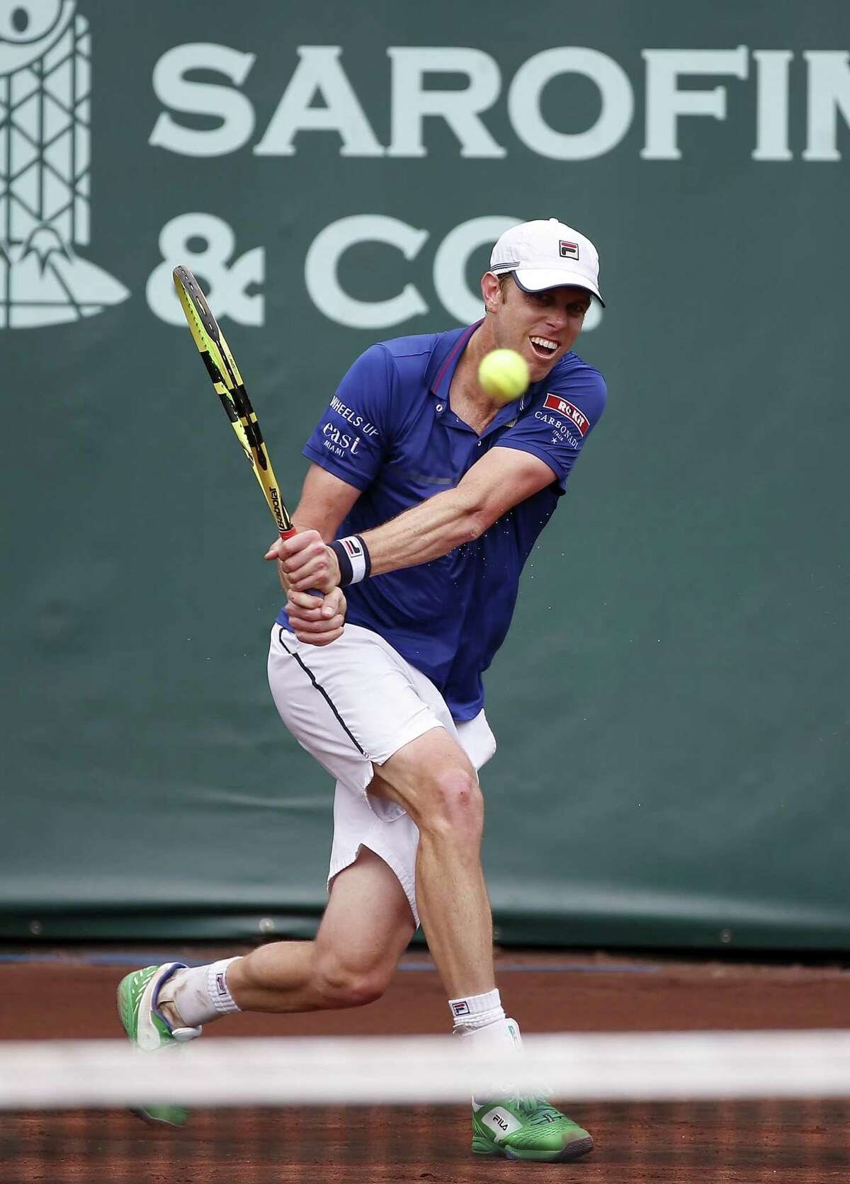 American Sam Querrey ousted Serbia’s Janko Tipsarevic in straight sets in the quarterfinals.