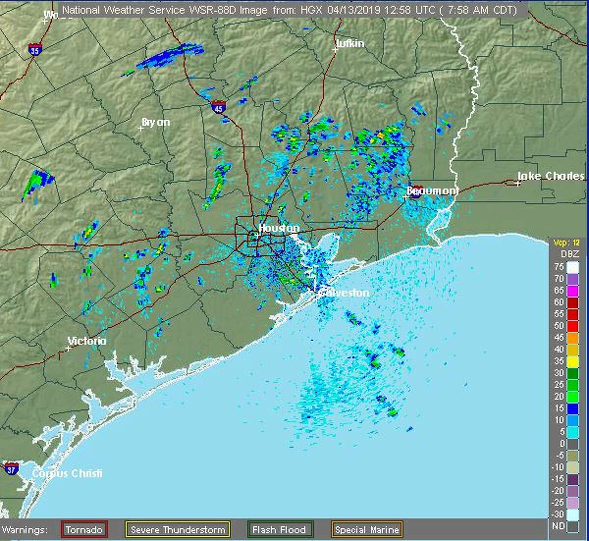 Thunderstorms hit Houston and surrounding area, bring hail and strong