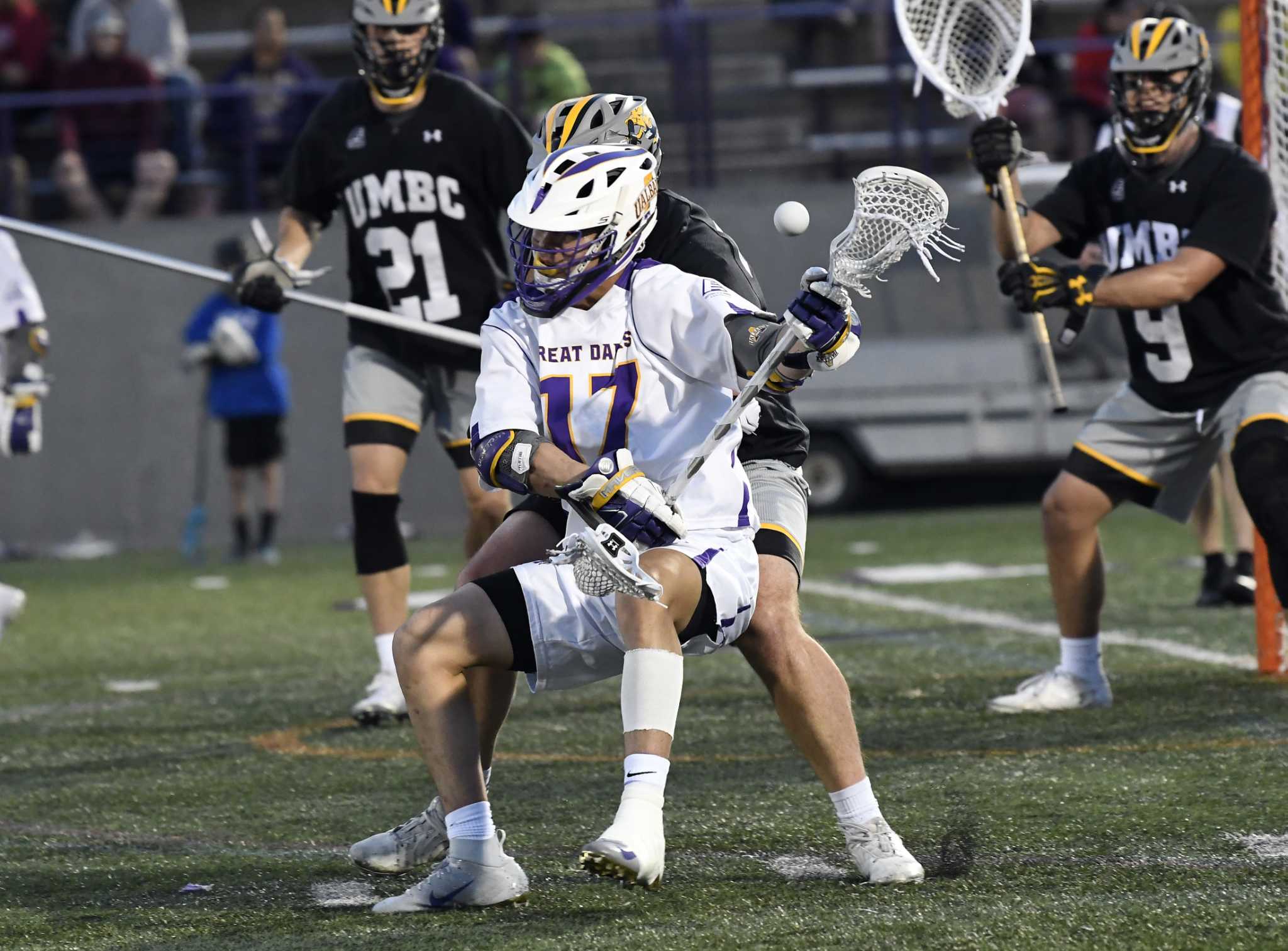 Ualbany Men's Lacrosse Holds Off Umbc 9-7