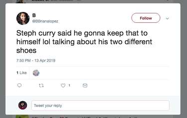 steph curry two different shoes