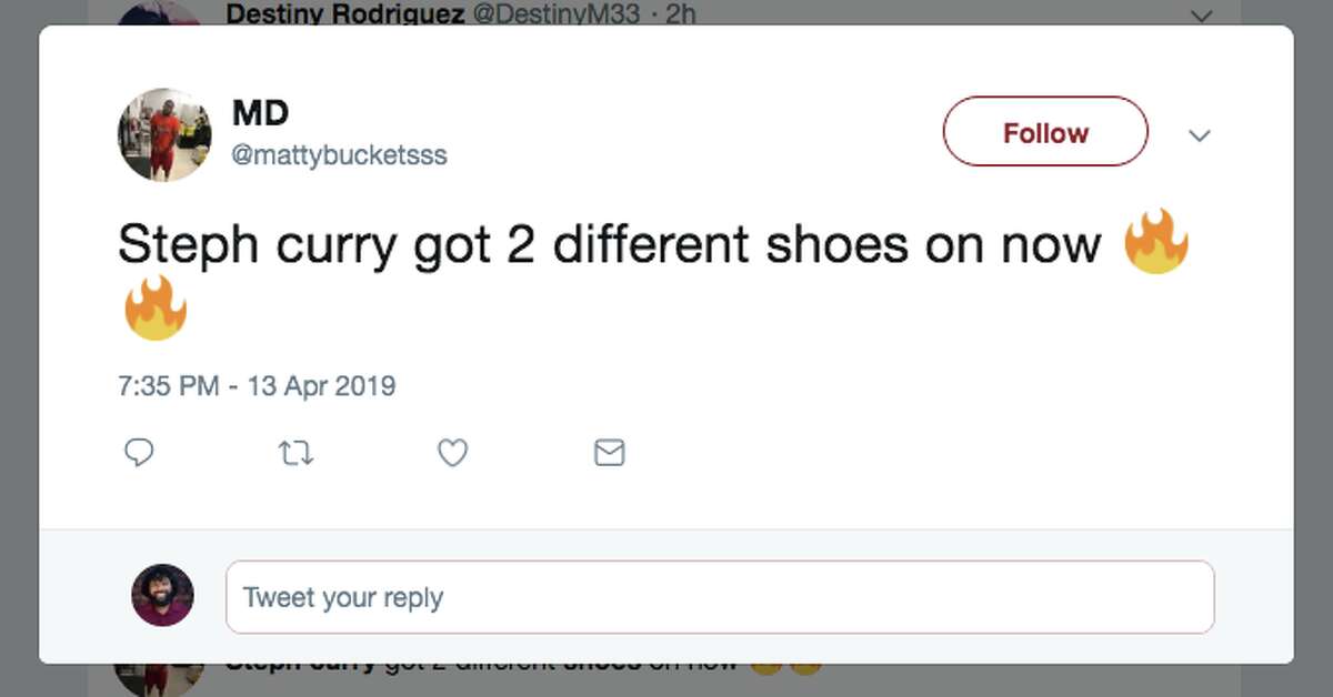 steph curry changed shoes