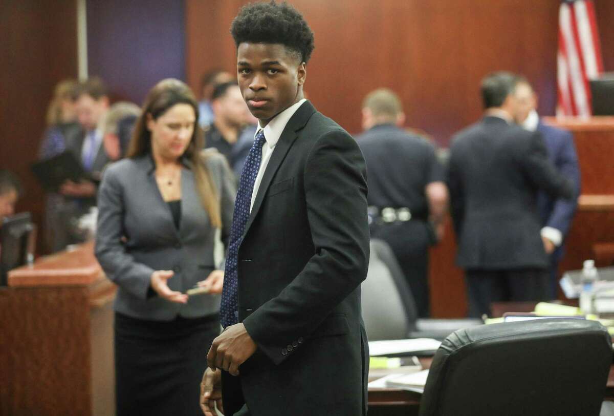 Antonio Armstrong Jr., who faces capital murder charges for allegedly murdering his parents in their Bellaire home in 2016., seen here in court for a hearing at Harris County Criminal Justice Center on Monday, Sept. 17, 2018, in Houston.  >>>Click through to see what you need to know about the Antonio Armstrong Jr. capital murder trial