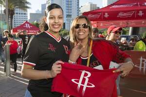 Rockets fans crowd Toyota Center for playoff opener