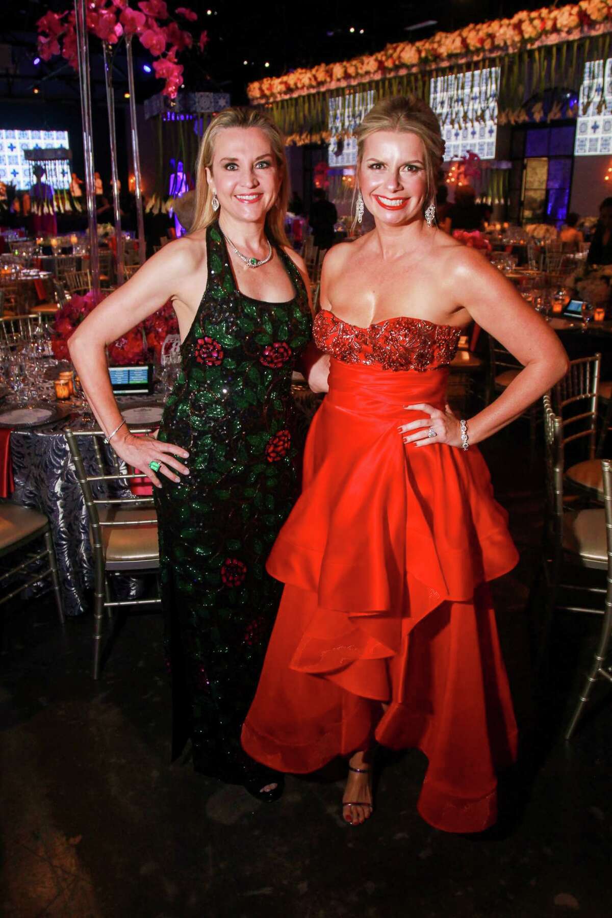 Mary D'Andrea, left, and Valerie Dieterich at the Opera Ball.