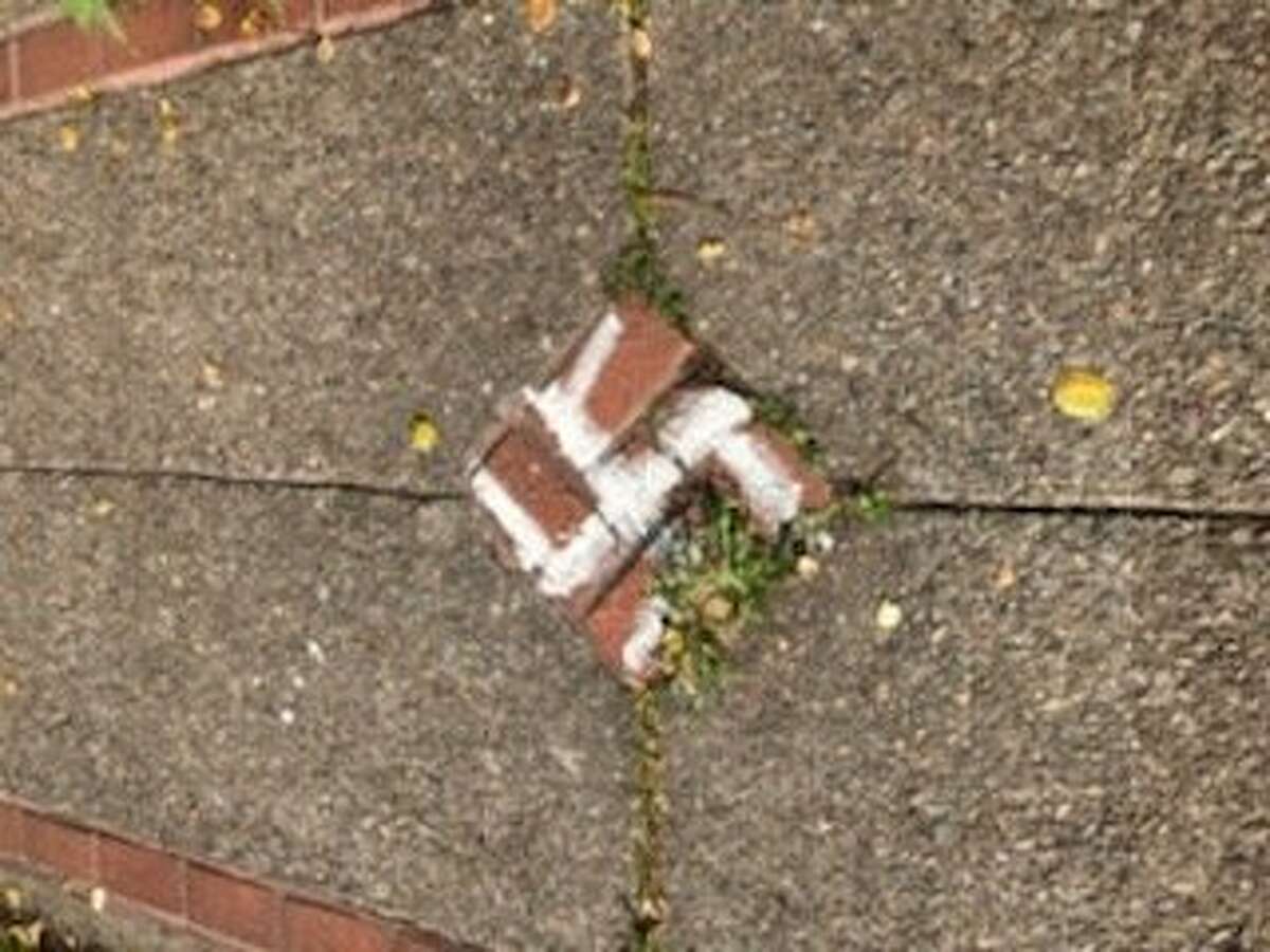 Someone scrawled numerous swastikas around Buena Vista Park in San Francisco.